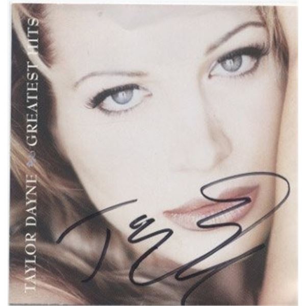 Taylor Dayne signed CD cover
