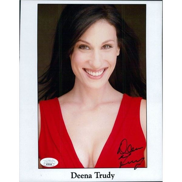 Mission Impossible Actress Deena Trudy signed photo. JSA Authenticated