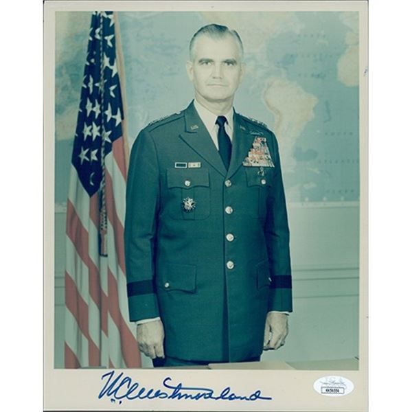 General William Westmoreland Signed Photo