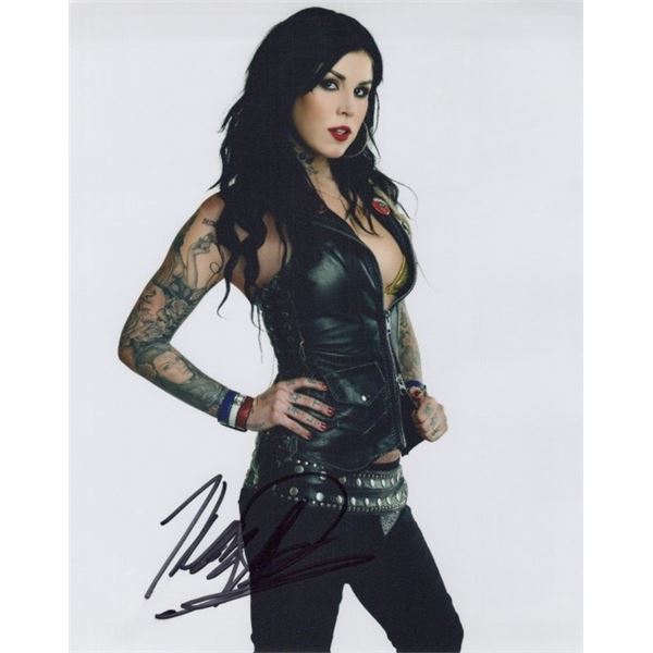 Miami Ink Kat Von D Signed Photo