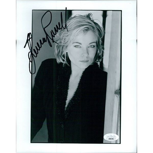 Black Widow Theresa Russell Actress Signed Photo JSA Authenticated DMG