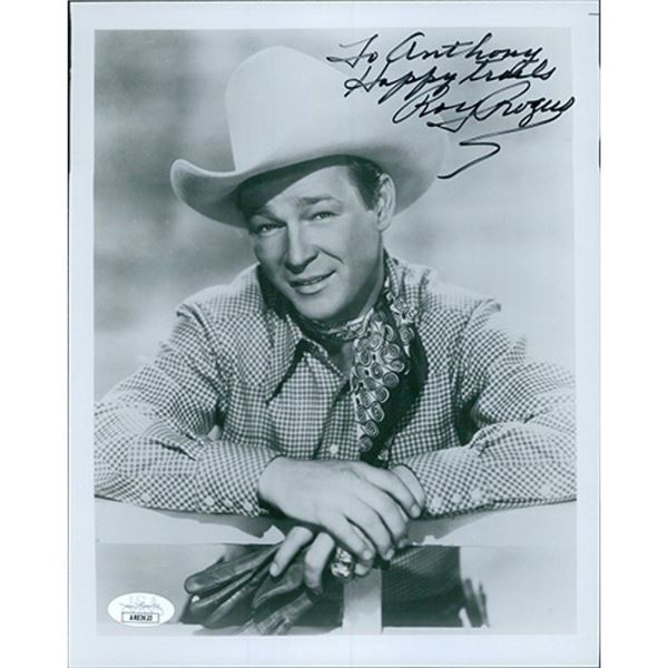 Roy Rogers Signed 8x10 Photo The Roy Rogers Show JSA Authenticated