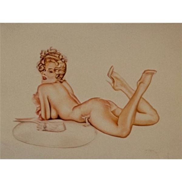 Artist Olivia DeBerardinis Pin Up 1992 Collector Card