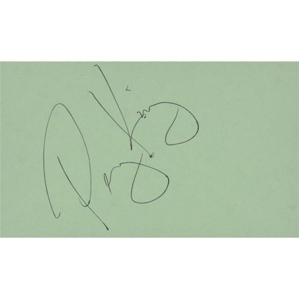The Lords of Flatbush Perry King signature cut