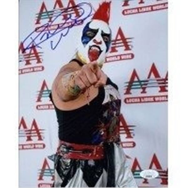 AAA Psycho Clown Lucha Libre Signed Photo