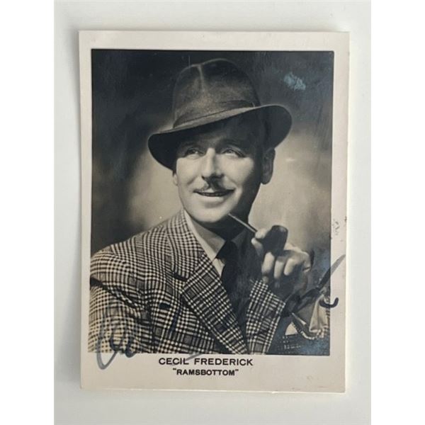 The Happidrome Cecil Frederick signed photo