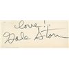 Image 1 : The Texas Rangers Gale Storm signature cut