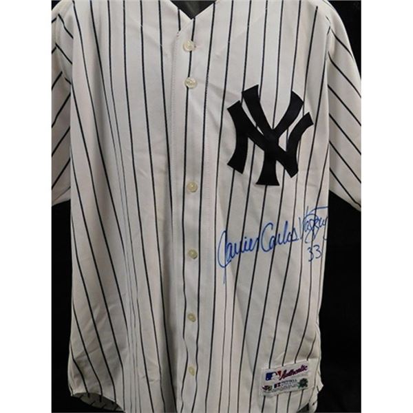 New York Yankees Javier Vasquez Signed Jersey