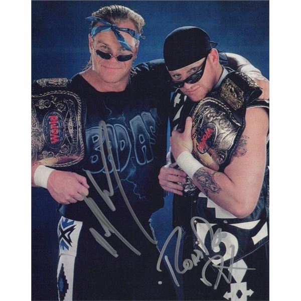 WWF Dogg Jesse James and Badd Ass Billy Gunn New Age Outlaws Signed Photo