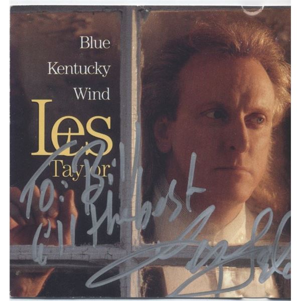 Les Taylor Blue Kentucky Wind signed CD