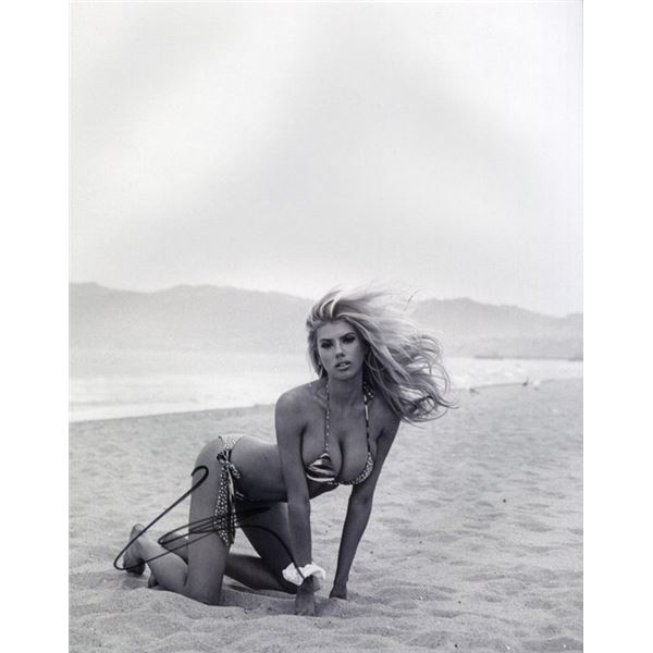Guess Underwear Model Charlotte Mckinney Signed Photo
