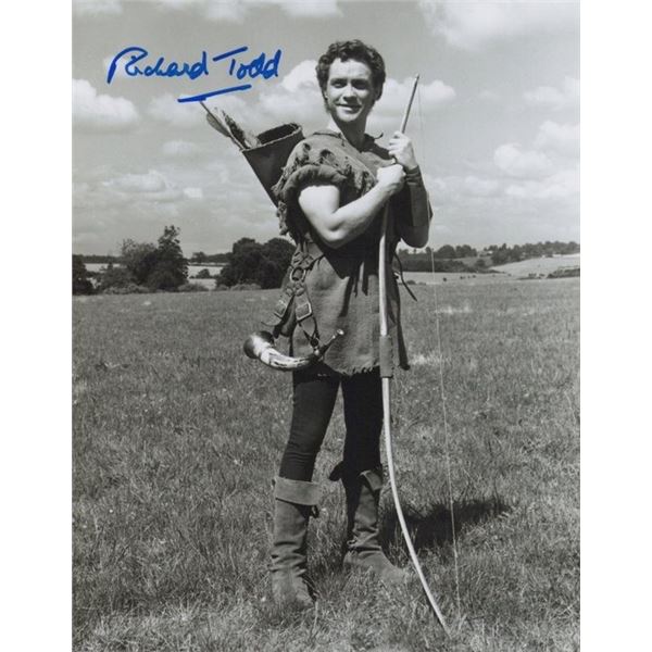 The Story of Robin Hood and His Merrie MenRichard Todd Signed Photo