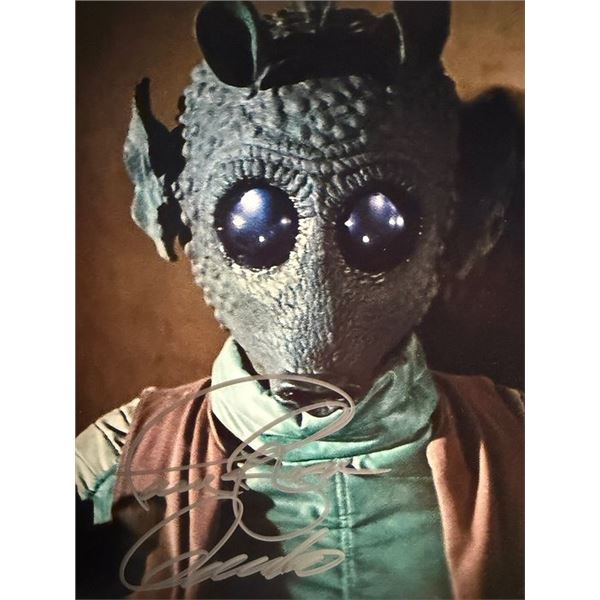 Star Wars Greedo Paul Blake signed photo