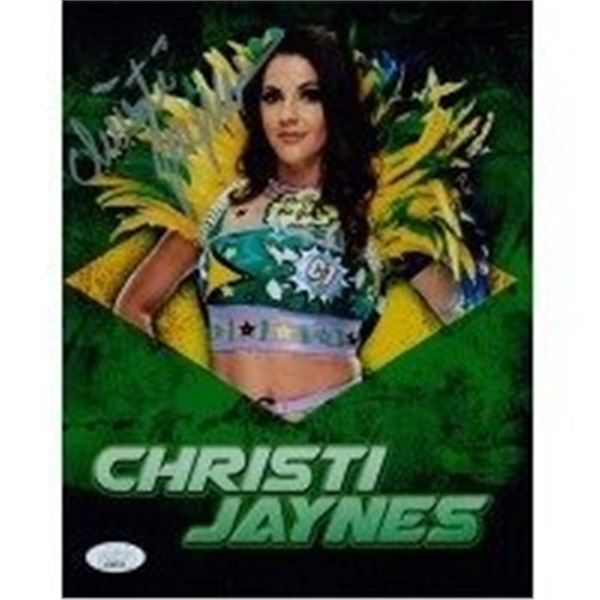AEW Christi Jaynes Impact Signed Photo