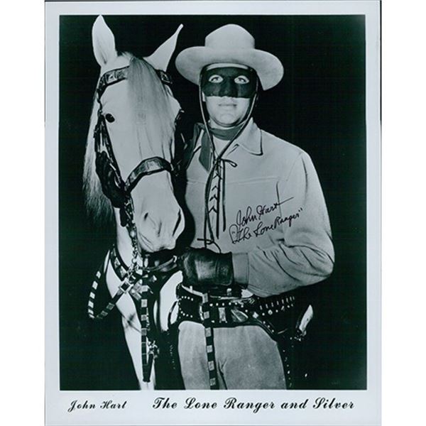 The Lone Ranger John Hart Signed Photo JSA