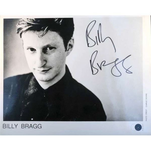 Billy Bragg signed photo