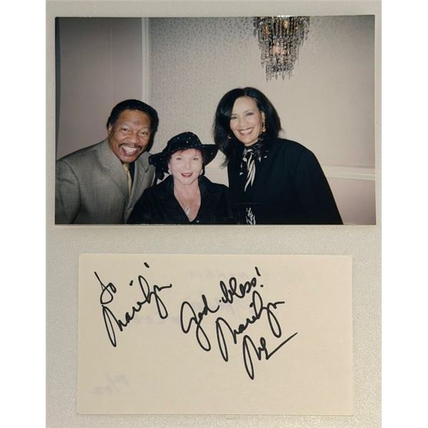 5th Dimension Marilyn McCoo Signed Card
