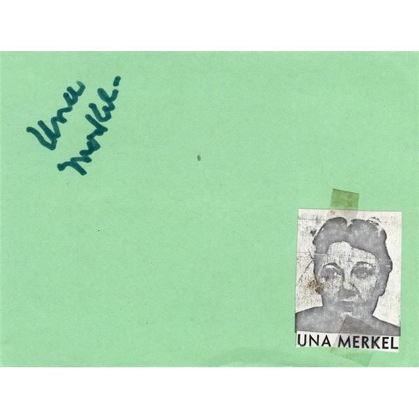 The Parent Trap  Una Merkel Signed Photo