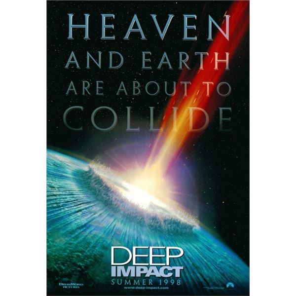Deep Impact 1998 original one sheet poster