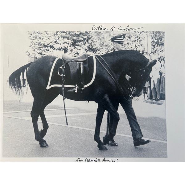 JFK Assassination  Arthur A. Carlson signed photo