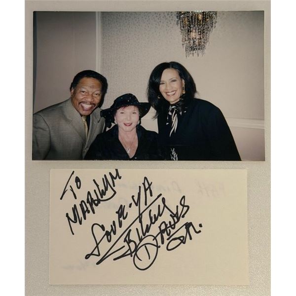 5th Dimension Billy Davis Jr. Signed Card