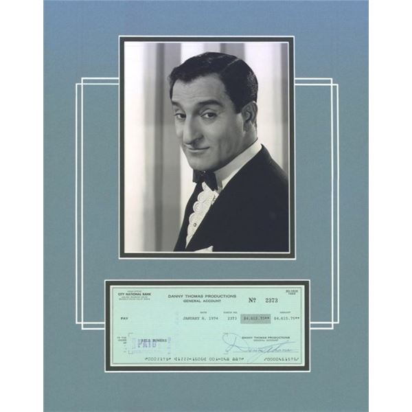 The Danny Thomas Hour Danny Thomas Signed Photo