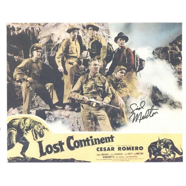 Lost Continent Sid Melton Signed Photo