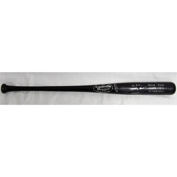 NY Mets Shawn Green Signed Game Used Bat JSA Authenticated