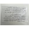 Image 1 : JFK Assassination Ernest Brandt signed note
