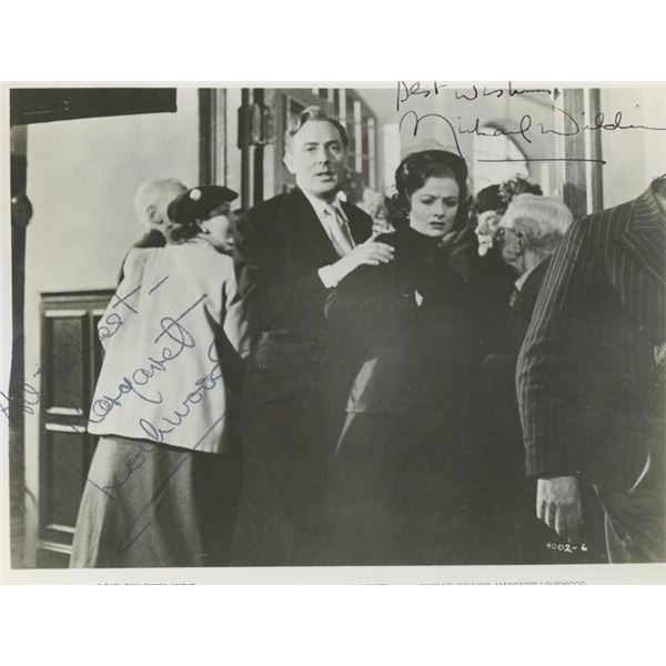 Trent's Last Case signed movie photo. GFA Authenticated