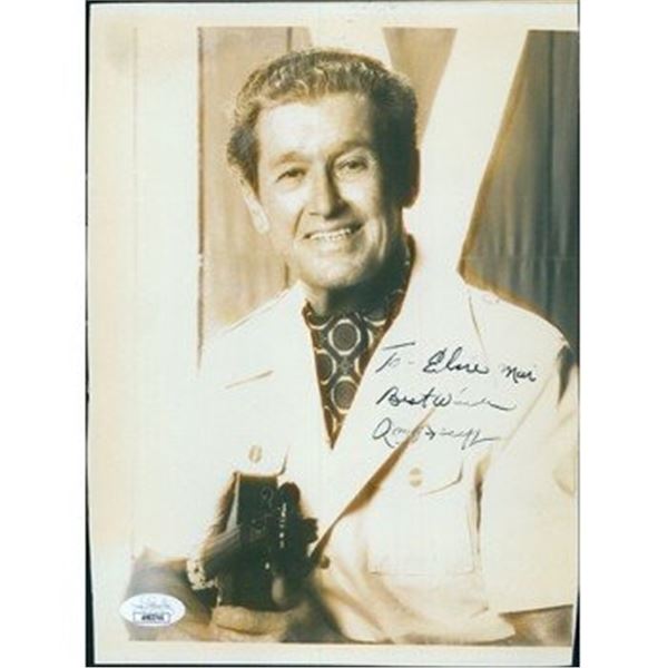 Country Star Roy Acuff Signed Cut 7.5x10 Glossy Photo JSA Authenticated DMG