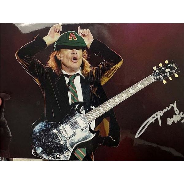 AC/DC Angus Young signed photo