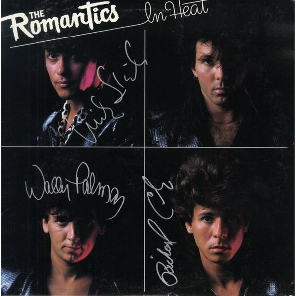 The Romantics Signed LP Cover