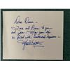 Image 1 : Frank Sinatra personal signed note