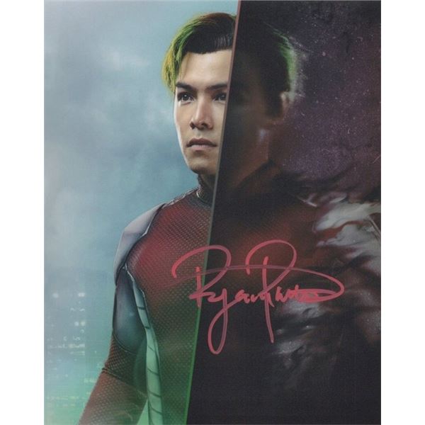Titans Ryan Potter Signed Photo