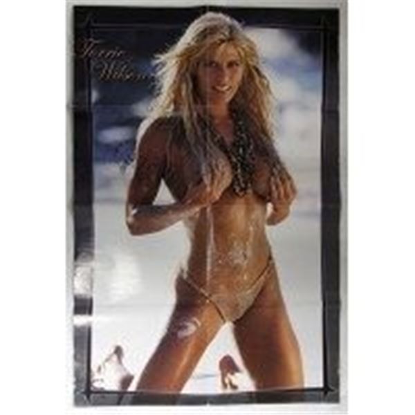 WWE WWF Diva Torrie Wilson Signed Poster