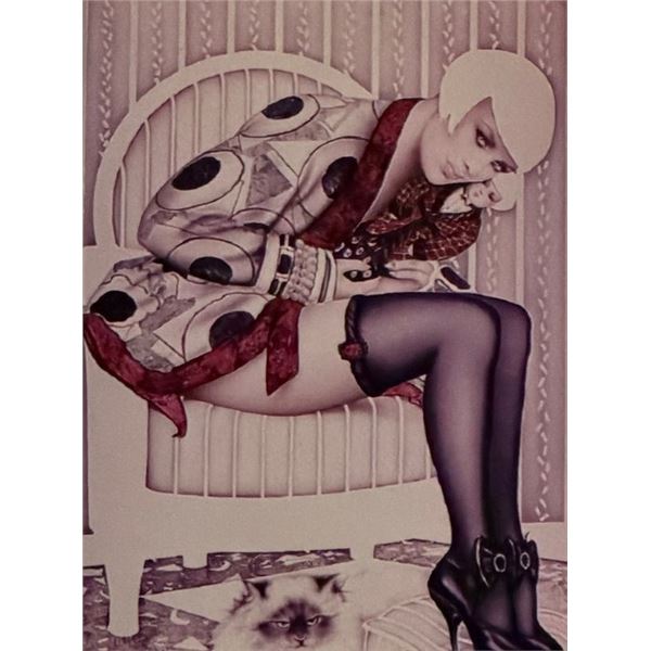 Artist Olivia DeBerardinis Pin Up 1992 Collector Card