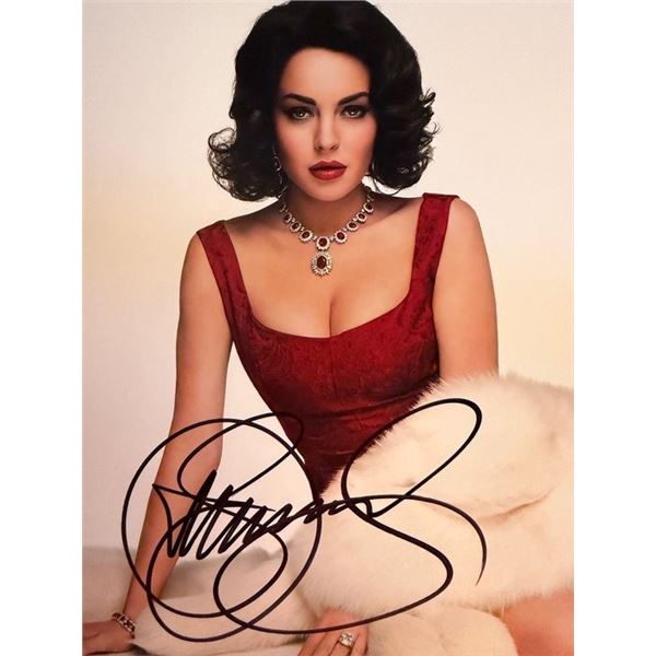 Liz & Dick Lindsay Lohan signed photo