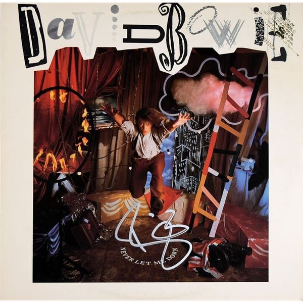 David Bowie Never Let Me Down signed album