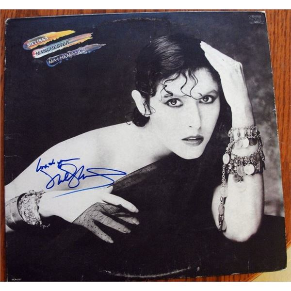 Melissa Manchester 1985 Mathematics signed album