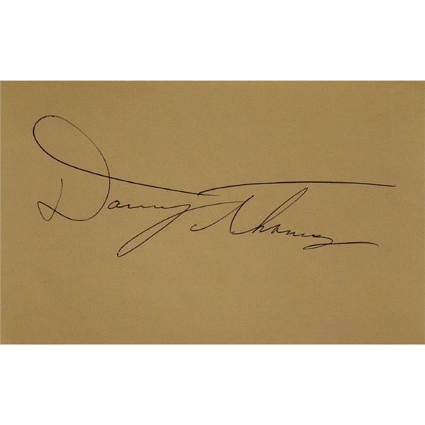 The Andy Griffith Show Danny Thomas signature slip