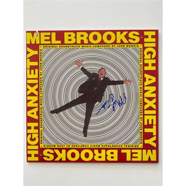 Mel Brooks High Anxiety signed soundtrack. GFA Authenticated