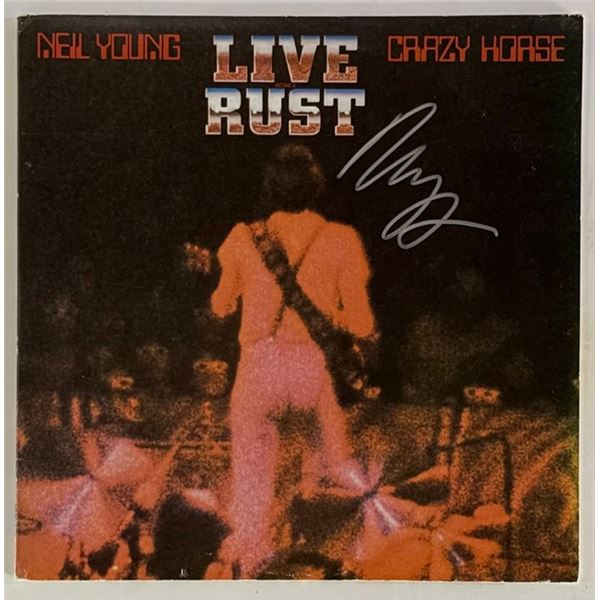 Neil Young and Crazy Horse Live Rust Album Signed by Neil Young