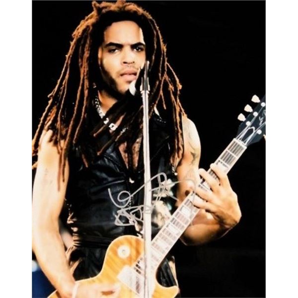 Lenny Kravitz signed promo photo