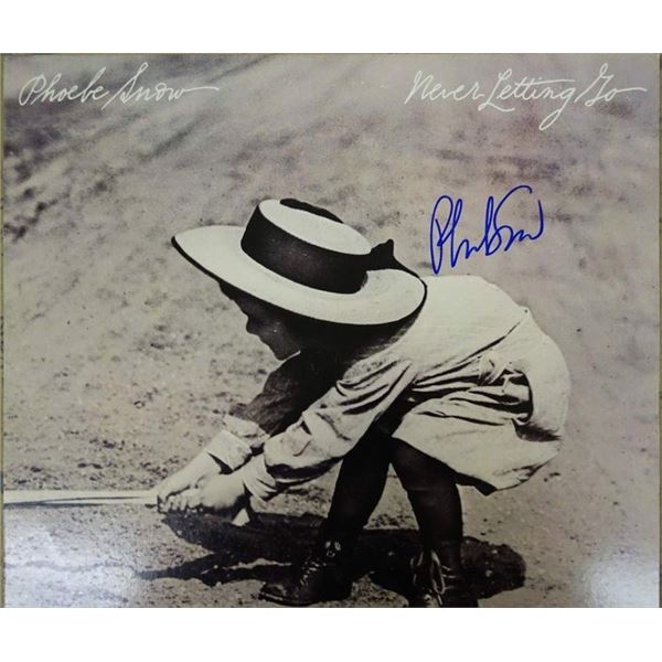 Phoebe Snow Never Letting Go signed album