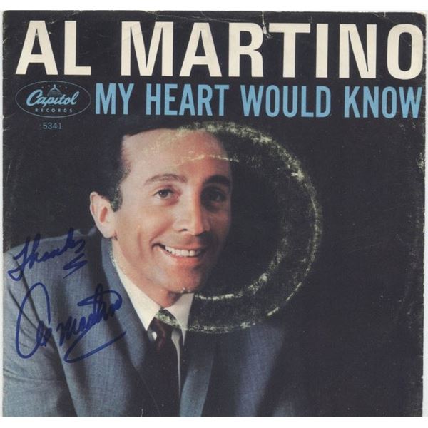 Al Martino signed album
