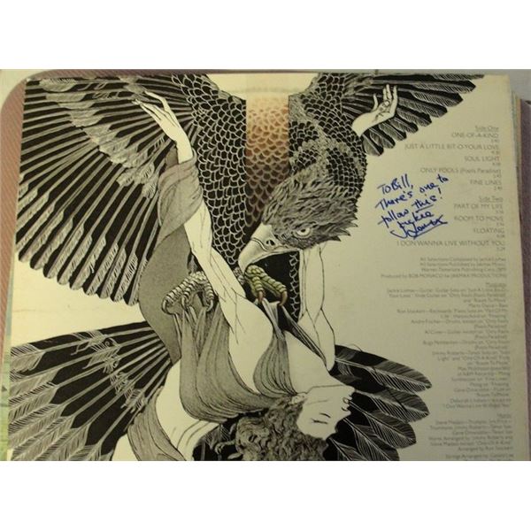 Jackie Lomax 1977 Did You Ever Have That Feeling? signed album