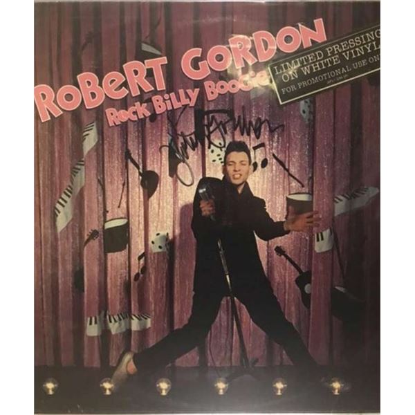 Robert Gordon Rock Billy Boogie signed album