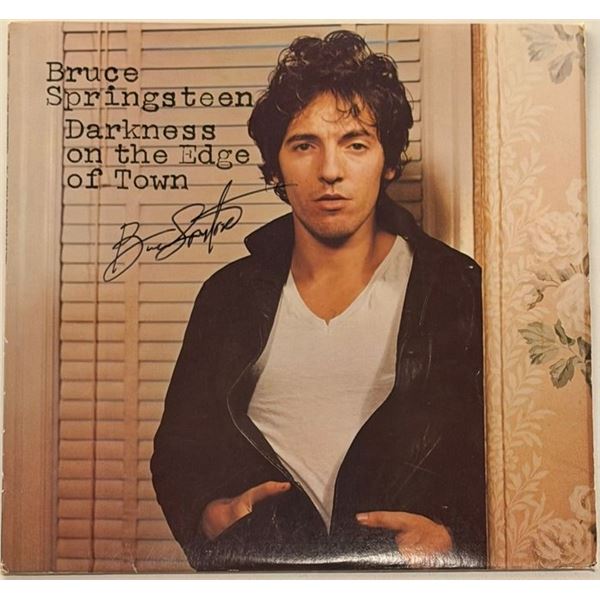 Bruce Springsteen Darkness on the Edge of Town Signed Album