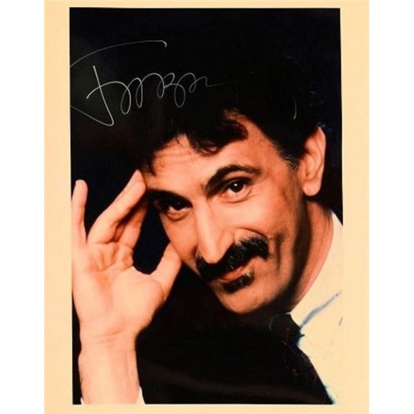 Frank Zappa signed portrait photo
